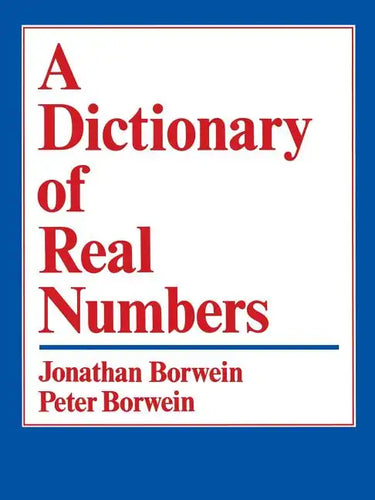 A Dictionary of Real Numbers - Paperback