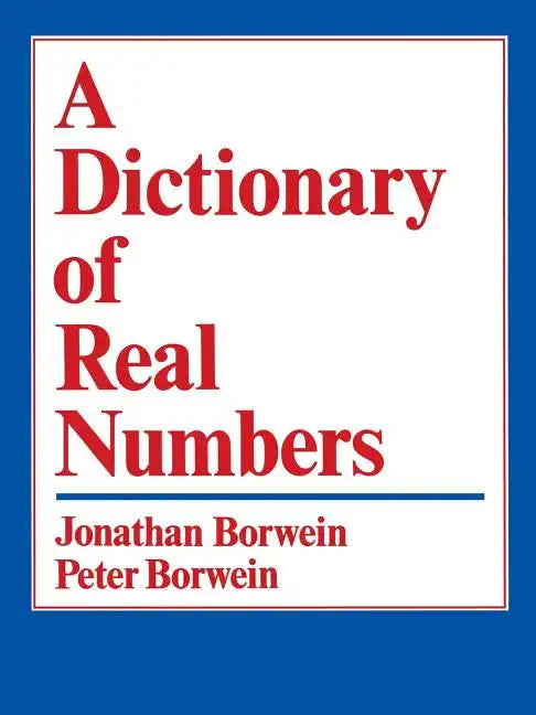 A Dictionary of Real Numbers - Paperback