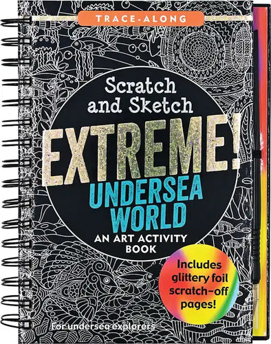 Scratch & Sketch Extreme Undersea World (Trace Along): An Art Activity Book - Spiral