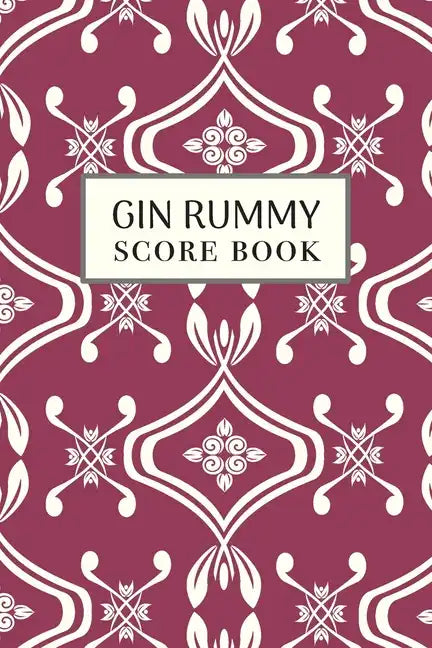 Gin Rummy Score Book: 6x9, 110 pages, Keep Track of Scoring Card Games - Paperback