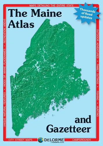 Delorme Atlas & Gazetteer: Maine - Paperback