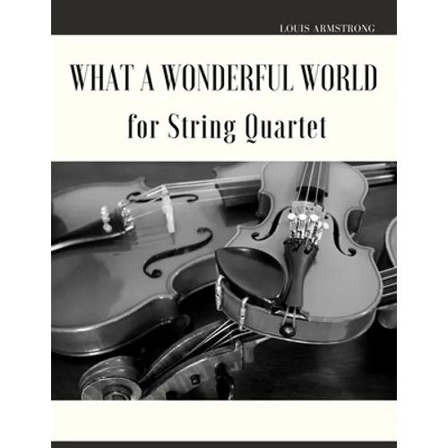 What a Wonderful World for String Quartet - Paperback