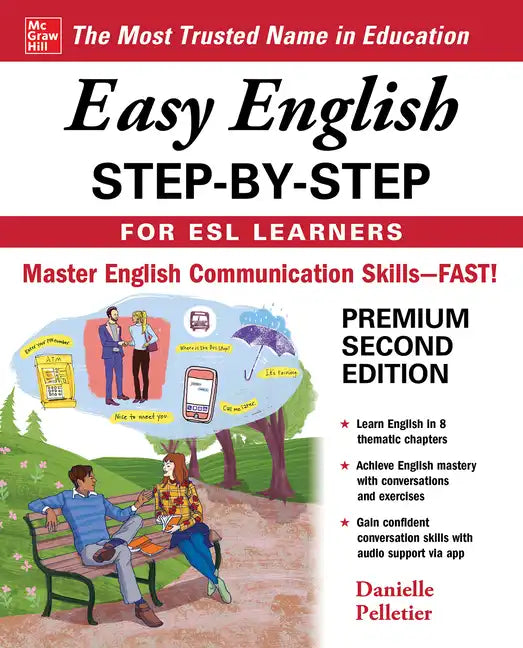 Easy English Step-By-Step for ESL Learners, Second Edition - Paperback