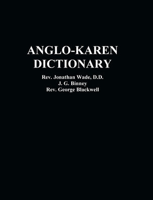 Anglo-Karen Dictionary - Hardcover