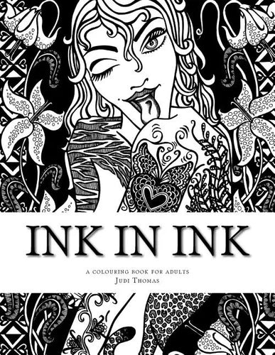 Ink in Ink: A Tattoo inspired adult colouring book - Paperback