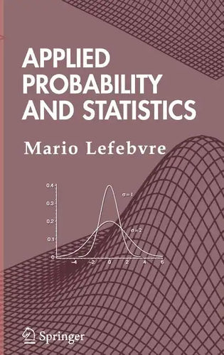 Applied Probability and Statistics - Hardcover