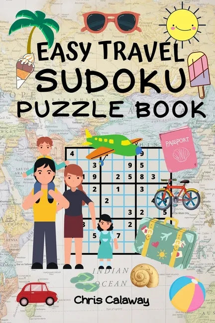 Easy Travel Sudoku Puzzle Book - Paperback