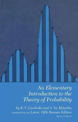 An Elementary Introduction to the Theory of Probability - Paperback