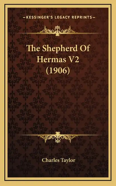 The Shepherd of Hermas V2 (1906) - Hardcover