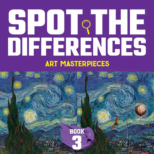 Spot the Differences: Art Masterpieces, Book 3 - Paperback