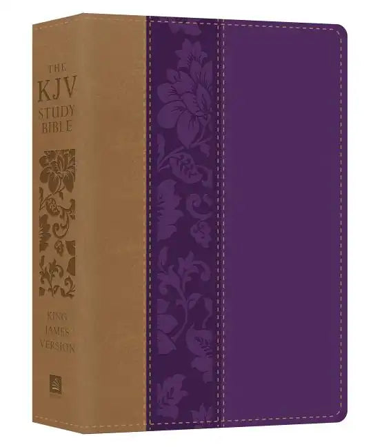 The KJV Study Bible - Large Print [violet Floret] - Imitation Leather