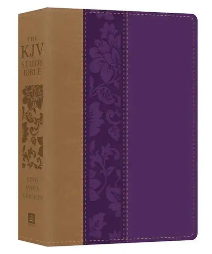 The KJV Study Bible - Large Print [violet Floret] - Imitation Leather