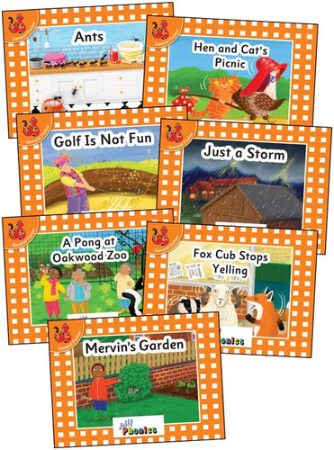 Jolly Phonics Orange Level Readers Complete Set: In Print Letters (American English Edition) - Paperback