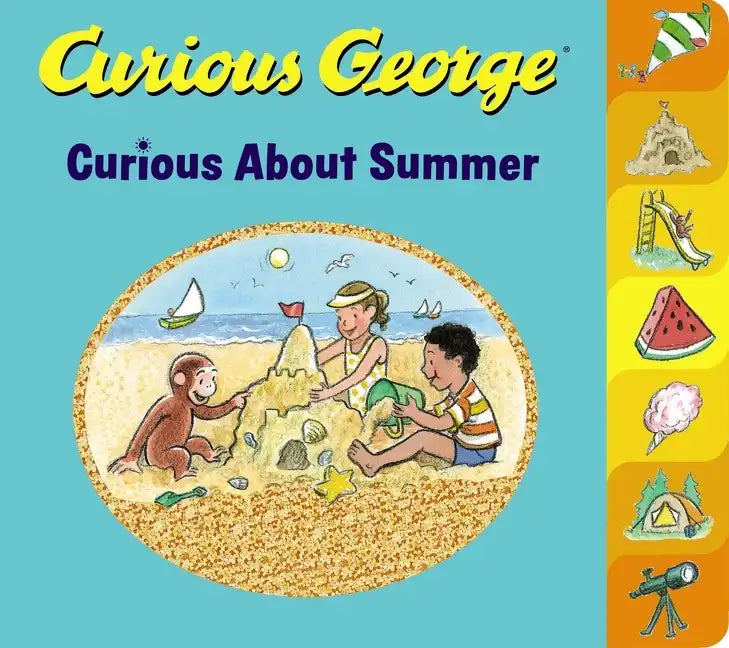 Curious George Curious about Summer Tabbed Board Book - Board Book