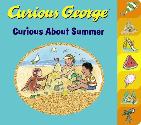 Curious George Curious about Summer Tabbed Board Book - Board Book