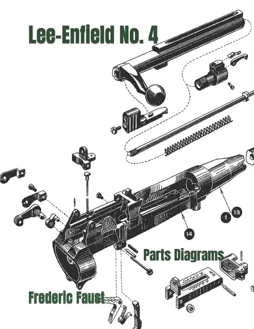 Lee-Enfield Rifle No. 4: Phantom Parts Diagrams and Parts Listing - Paperback