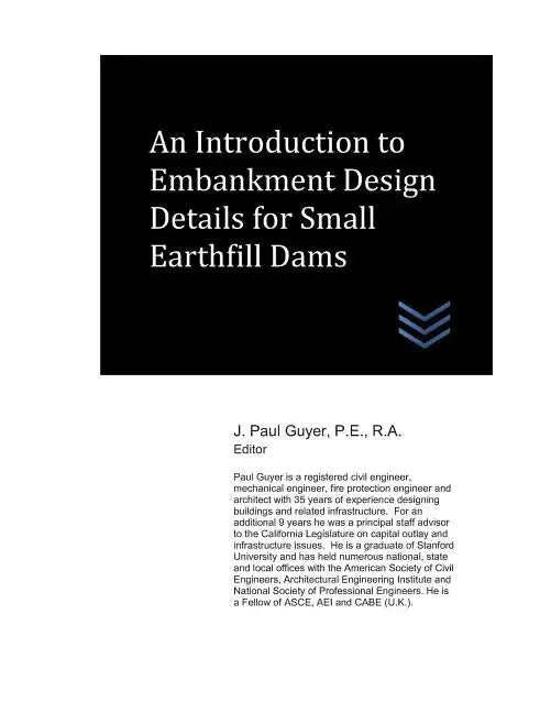 An Introduction to Embankment Design Details for Small Earthfill Dams - Paperback