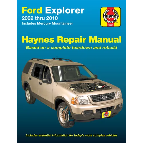 Ford Explorer & Mercury Mountaineer 2002-10 - Paperback