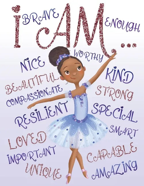 I Am: Positive Affirmations Coloring Book for Young Black Girls African American Children Books - Paperback