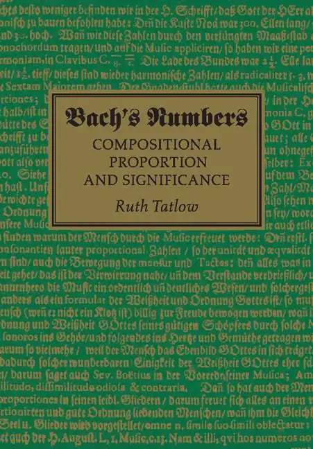 Bach's Numbers - Paperback