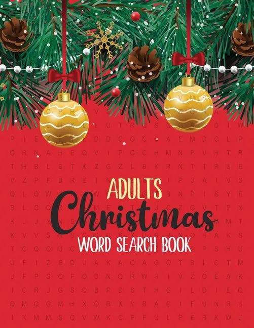 Adults Christmas Word Search Book: 360+ Large-Print Christmas Word Search Puzzle, Exercise Your Brain, Holiday Fun for Adults and Kids - Paperback
