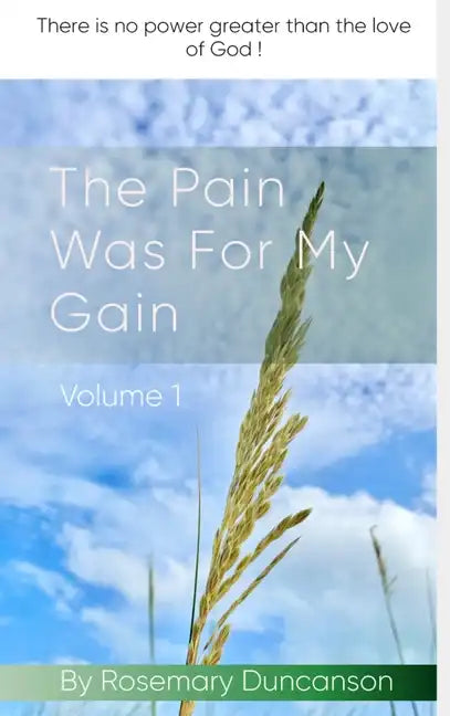 The Pain Was For My Gain - Hardcover