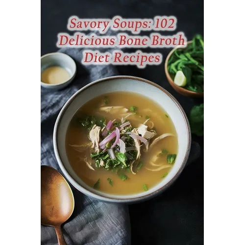 Savory Soups: 102 Delicious Bone Broth Diet Recipes - Paperback