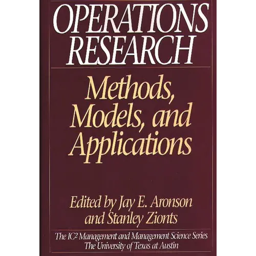 Operations Research: Methods, Models, and Applications - Hardcover