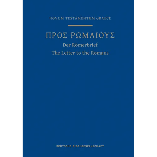 A Greek Scripture Journal for the Letter to the Romans - Paperback