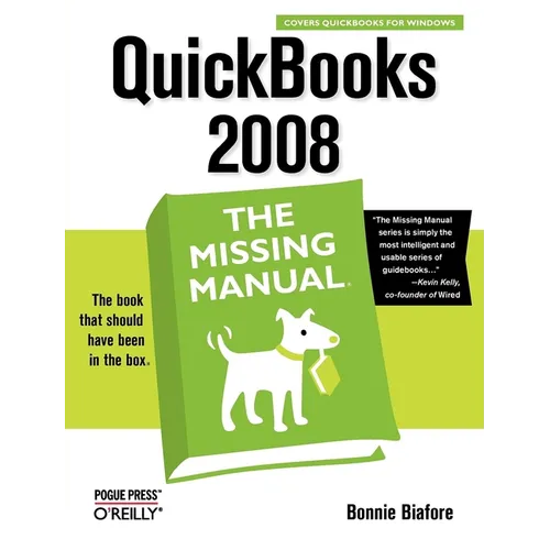 QuickBooks 2008: The Missing Manual - Paperback