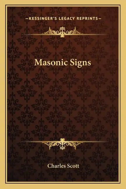 Masonic Signs - Paperback