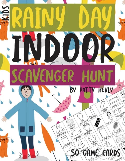 Kids Rainy Day Indoor Scavenger Hunt - Paperback