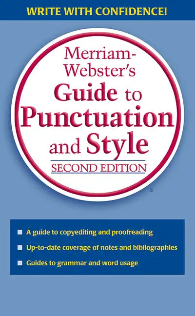 Merriam-Webster's Guide to Punctuation and Style - Paperback
