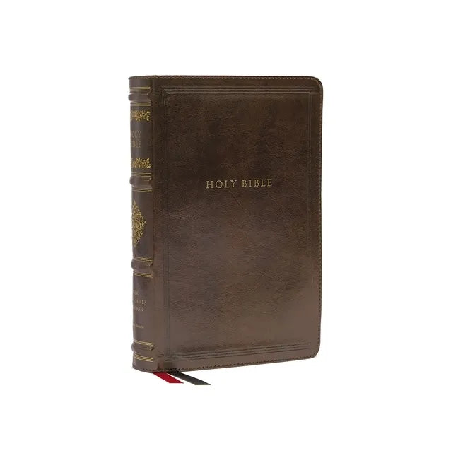 Nkjv, Personal Size Reference Bible, Sovereign Collection, Leathersoft, Brown, Red Letter, Comfort Print: Holy Bible, New King James Version - Imitation Leather