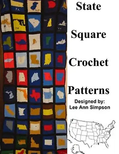 State Square Crochet Patterns - Paperback