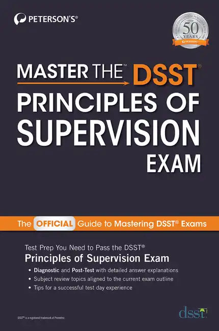 Master the Dsst Principles of Supervision - Paperback