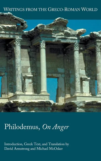Philodemus, On Anger - Hardcover