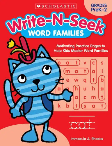 Write-N-Seek: Word Families - Paperback