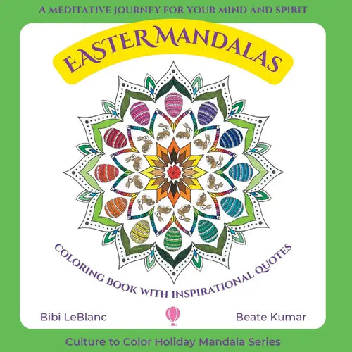 Easter Mandalas - Coloring Book with Inspirational Quotes - Paperback