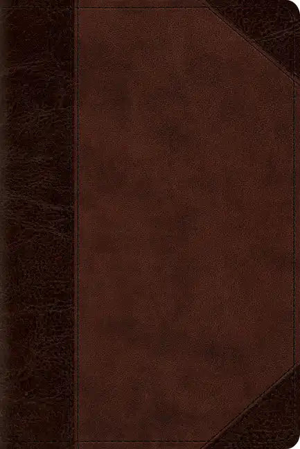 ESV Personal Reference Bible (Trutone, Brown/Walnut, Portfolio Design) - Imitation Leather