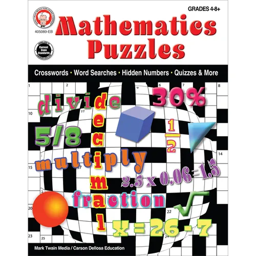 Mathematics Puzzles Workbook - Paperback