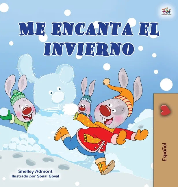 I Love Winter (Spanish Children's Book) - Hardcover