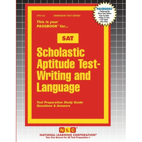 Scholastic Aptitude Test (SAT) - Writing and Lanaguage - Paperback