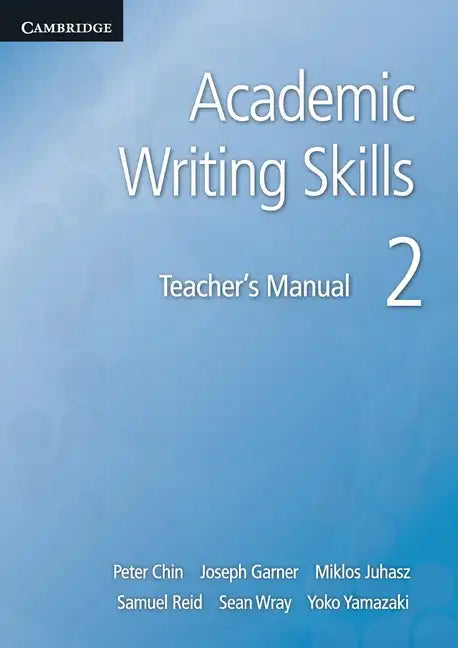 Academic Writing Skills 2 Teacher's Manual - Paperback
