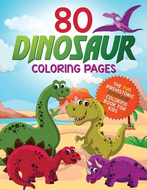 Jumbo Dinosaur Coloring Book - Paperback