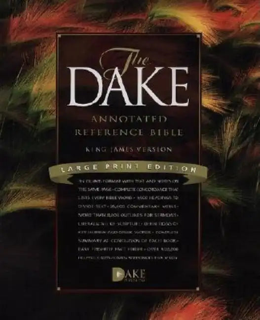 Dake Annotated Reference Bible-KJV-Large Print - Bonded Leather