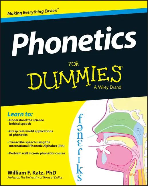 Phonetics for Dummies - Paperback