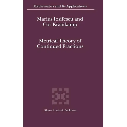 Metrical Theory of Continued Fractions - Hardcover