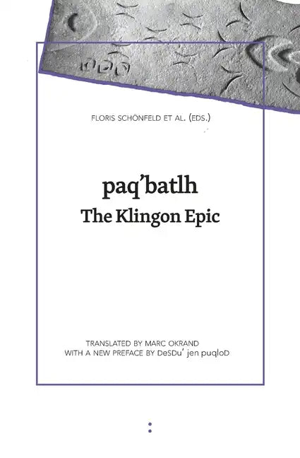 paq'batlh: The Klingon Epic - Paperback