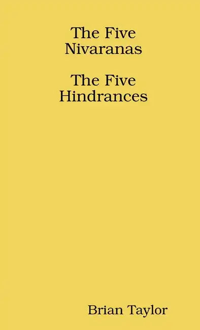 The Five Nivāraṇas - Paperback